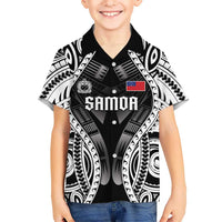 Personalised Remember Samoa Black Saturday Kid Hawaiian Shirt Samoa Mo Samoa - Polynesian Pride