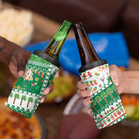 Norfolk Island Christmas 4 in 1 Can Cooler Tumbler Festive Beach Vibes LT05 - Polynesian Pride