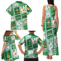 Norfolk Island Christmas Family Matching Tank Maxi Dress and Hawaiian Shirt Festive Beach Vibes LT05 - Polynesian Pride