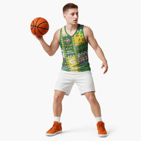 Pitcairn Islands Christmas Basketball Jersey Festive Beach Vibes - Polynesian Pride