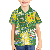 Pitcairn Islands Christmas Family Matching Tank Maxi Dress and Hawaiian Shirt Festive Beach Vibes - Polynesian Pride