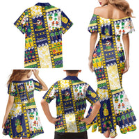 Tokelau Christmas Family Matching Mermaid Dress and Hawaiian Shirt Festive Beach Vibes LT05 - Polynesian Pride