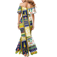 Tokelau Christmas Family Matching Mermaid Dress and Hawaiian Shirt Festive Beach Vibes LT05 - Polynesian Pride