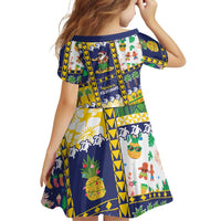 Tokelau Christmas Family Matching Tank Maxi Dress and Hawaiian Shirt Festive Beach Vibes LT05 - Polynesian Pride