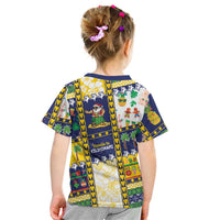 Tokelau Christmas Kid T Shirt Festive Beach Vibes - Polynesian Pride