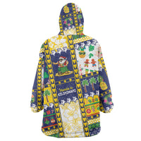 Tokelau Christmas Wearable Blanket Hoodie Festive Beach Vibes LT05 - Polynesian Pride