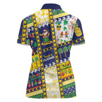 Tokelau Christmas Women Polo Shirt Festive Beach Vibes - Polynesian Pride