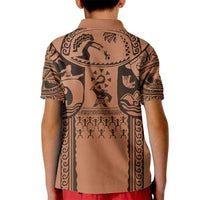 Polynesia Maui Tattoo Inspired Cosplay Costume Kid Polo Shirt