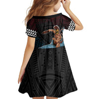 Hawaii Ikaika Family Matching Summer Maxi Dress and Hawaiian Shirt Hawaiian Mythic Koa Tribal Warrior LT05 - Polynesian Pride