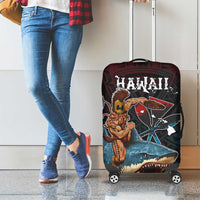 Hawaii Ikaika Luggage Cover Hawaiian Mythic Koa Tribal Warrior LT05 - Polynesian Pride