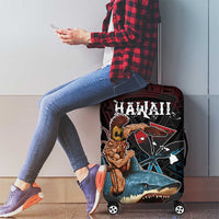 Hawaii Ikaika Luggage Cover Hawaiian Mythic Koa Tribal Warrior LT05 - Polynesian Pride