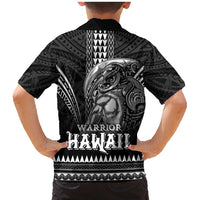 Hawaiian Ikaika Warrior Family Matching Mermaid Dress and Hawaiian Shirt Tribal Pattern LT05 - Polynesian Pride