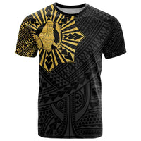 Philippines Tribal T Shirt King Lapu Lapu Gold Version