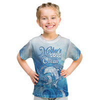 Mother's Love Is Deeper Than Ocean Kid T Shirt Polynesian Style