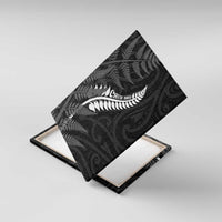 New Zealand Chur Bro Canvas Wall Art Maori Koru With Silver Fern