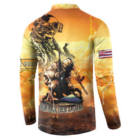 Hawaii Memorial Day Button Sweatshirt Remember Their Sacrifice