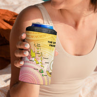 Vanuatu Independence Day 4 in 1 Can Cooler Tumbler The Untouched Paradise LT05 - Polynesian Pride
