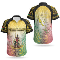 Vanuatu Independence Day Couples Matching Puletasi and Hawaiian Shirt The Untouched Paradise LT05 - Polynesian Pride