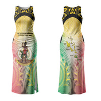 Vanuatu Independence Day Family Matching Tank Maxi Dress and Hawaiian Shirt The Untouched Paradise LT05 Mom's Dress Colorful - Polynesian Pride