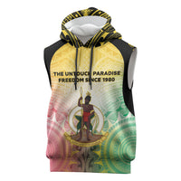 Vanuatu Independence Day Sleeveless Hoodie The Untouched Paradise
