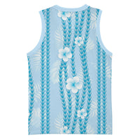 Hawaii Queen Liliuokalani Basketball Jersey Blue Lei Pua Kalaunu LT05 - Polynesian Pride