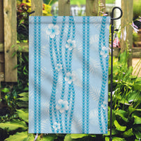 Hawaii Queen Liliuokalani Garden Flag Blue Lei Pua Kalaunu LT05 Garden Flag Blue - Polynesian Pride