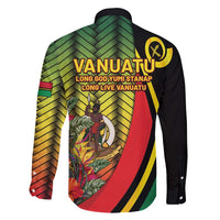 Vanuatu Constitution Day Family Matching Short Sleeve Bodycon Dress and Hawaiian Shirt Long Live Vanuatu LT05 - Polynesian Pride