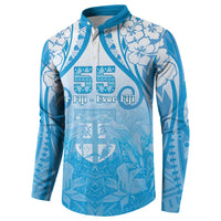 Fiji Day Button Sweatshirt 55th Anniversary Forever Fiji - Polynesian Pride