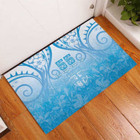 Fiji Day Rubber Doormat 55th Anniversary Forever Fiji - Polynesian Pride