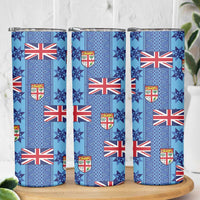 Fiji Masi Tapa Skinny Tumbler Coat Of Arms - Polynesian Pride