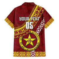 Custom Eua High School Hawaiian Shirt Tongan Kupesi Pattern LT05 - Polynesian Pride