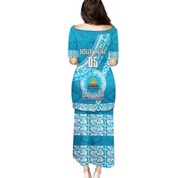 Custom Lavengamalie College Puletasi Tongan Kupesi Pattern LT05 - Polynesian Pride