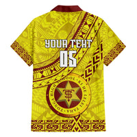 Custom Tonga High School Hawaiian Shirt Tongan Kupesi Pattern LT05 - Polynesian Pride