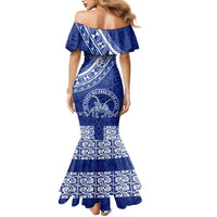 Custom Tupou College Mermaid Dress Tongan Kupesi Pattern LT05 - Polynesian Pride