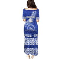 Custom Tupou College Puletasi Tongan Kupesi Pattern LT05 - Polynesian Pride