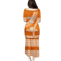 Custom Tailulu College Puletasi Tongan Kupesi Pattern LT05 - Polynesian Pride