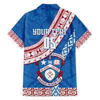 Custom Apifoou College Hawaiian Shirt Tongan Kupesi Pattern LT05 - Polynesian Pride