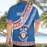 Custom Apifoou College Hawaiian Shirt Tongan Kupesi Pattern LT05 - Polynesian Pride