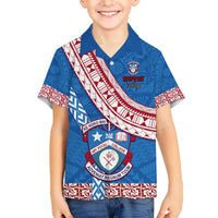 Custom Apifoou College Hawaiian Shirt Tongan Kupesi Pattern LT05 - Polynesian Pride