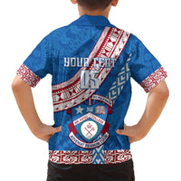Custom Apifoou College Hawaiian Shirt Tongan Kupesi Pattern LT05 - Polynesian Pride