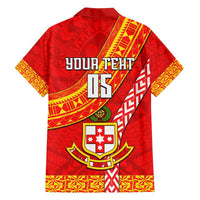 Custom Kolisi Tonga Hawaiian Shirt Tongan Kupesi Pattern LT05 - Polynesian Pride
