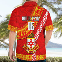 Custom Kolisi Tonga Hawaiian Shirt Tongan Kupesi Pattern LT05 - Polynesian Pride