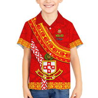 Custom Kolisi Tonga Hawaiian Shirt Tongan Kupesi Pattern LT05 - Polynesian Pride