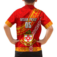 Custom Kolisi Tonga Hawaiian Shirt Tongan Kupesi Pattern LT05 - Polynesian Pride