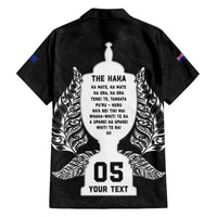 Custom New Zealand Rugby Family Matching Tank Maxi Dress and Hawaiian Shirt The Haka With Champions Cup LT05 - Polynesian Pride