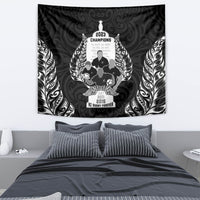 New Zealand Rugby Tapestry The Haka With Champions Cup LT05 - Polynesian Pride