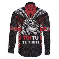 Aotearoa Mana Maori Family Matching Short Sleeve Bodycon Dress and Hawaiian Shirt Toitu Te Tiriti LT05 - Polynesian Pride