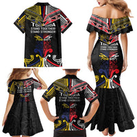 Tokelau And Aotearoa Family Matching Mermaid Dress and Hawaiian Shirt Together For Te Tiriti O Waitangi LT05 - Polynesian Pride