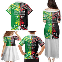 Cook Islands And Aotearoa Family Matching Puletasi and Hawaiian Shirt Together For Te Tiriti O Waitangi LT05 - Polynesian Pride