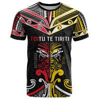 Niue And Aotearoa T Shirt Together For Te Tiriti O Waitangi